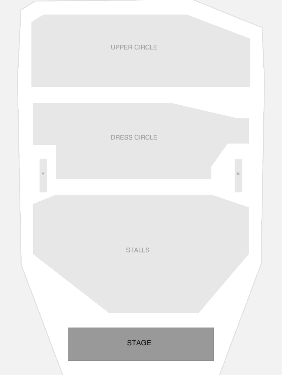 Seating plan: New Wimbledon Theatre