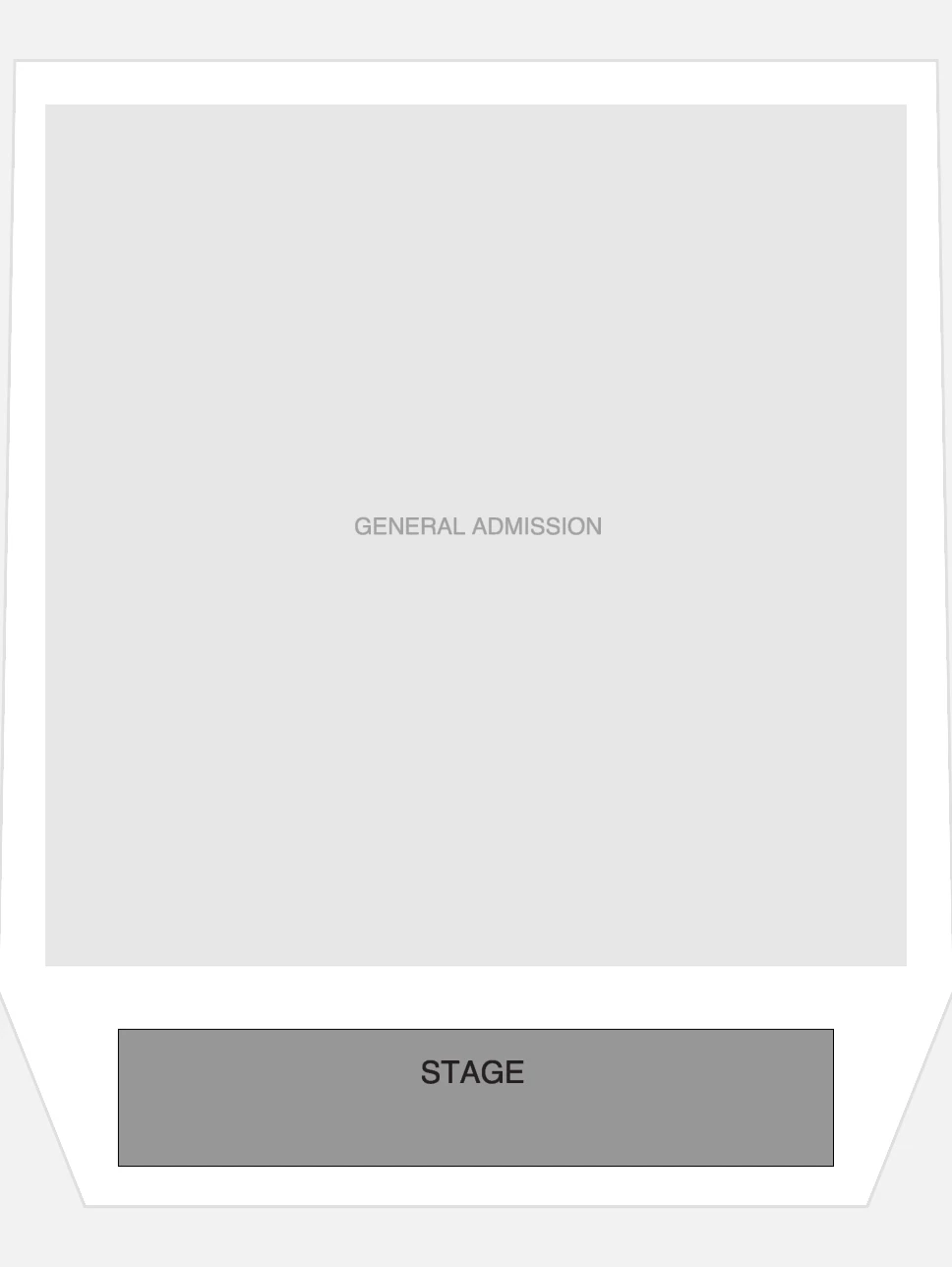 Seating plan: Islington Assembly Hall