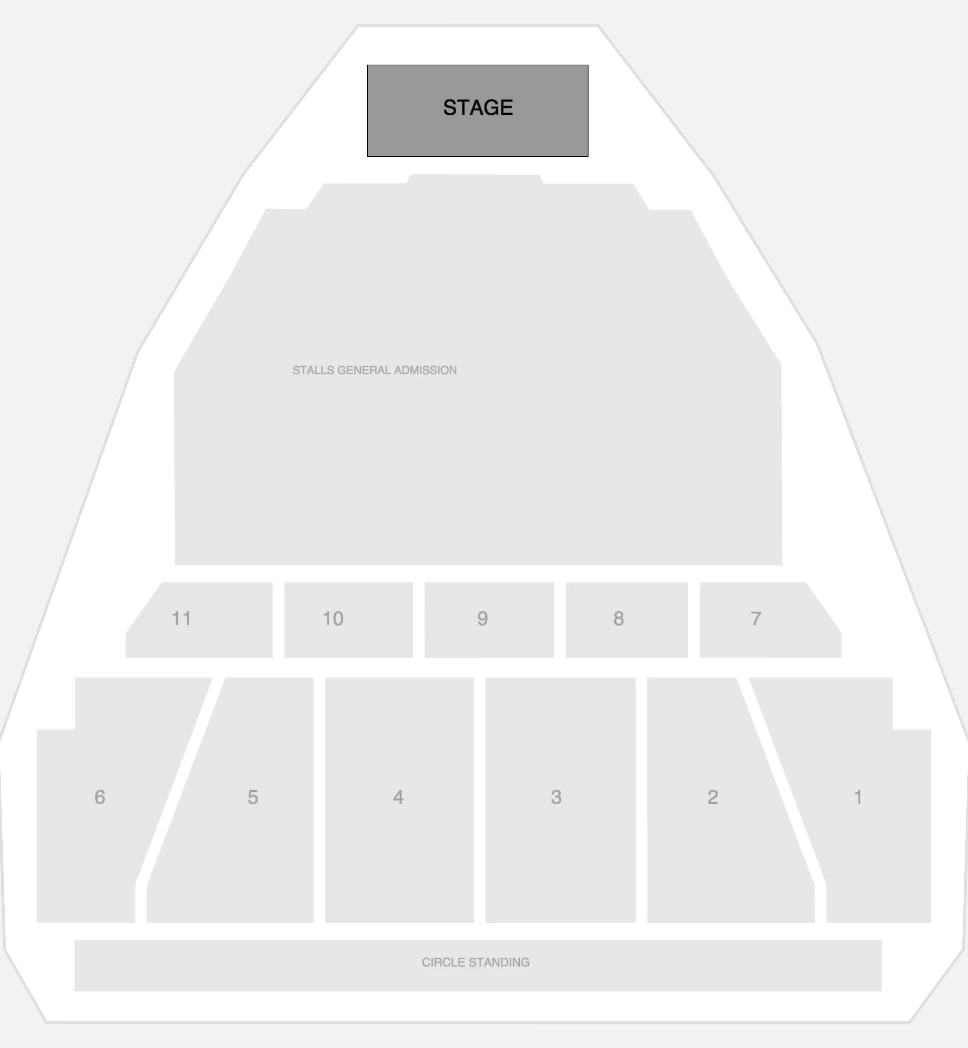 Seating plan: Eventim Apollo