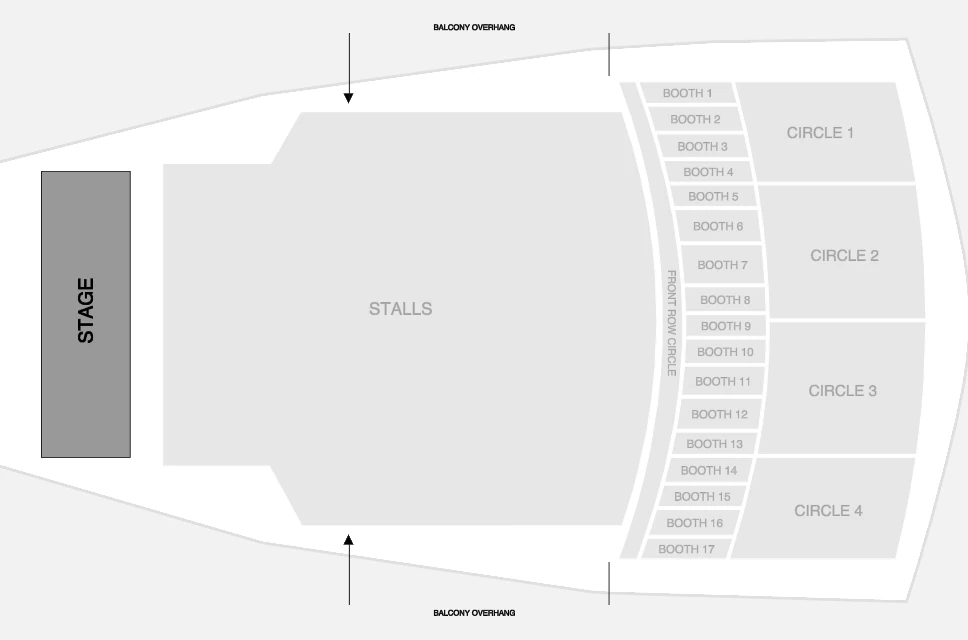 Seating plan: The Troxy