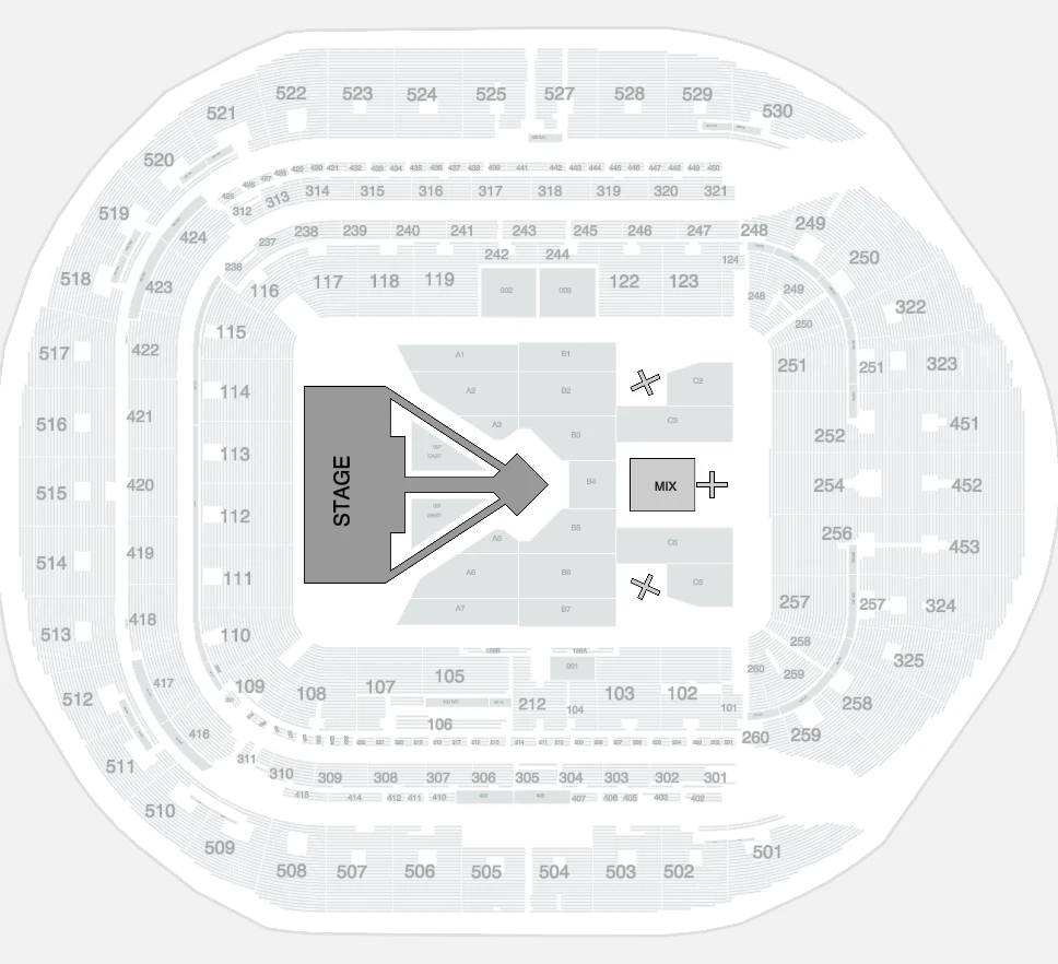 Seating plan: Tottenham Hotspur Stadium