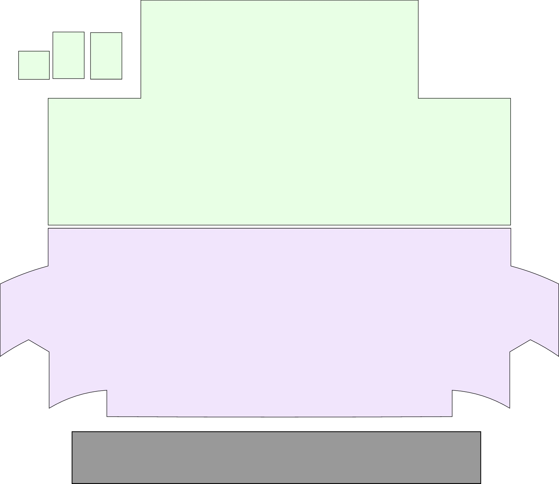 Seating plan: The Gordon Craig Theatre