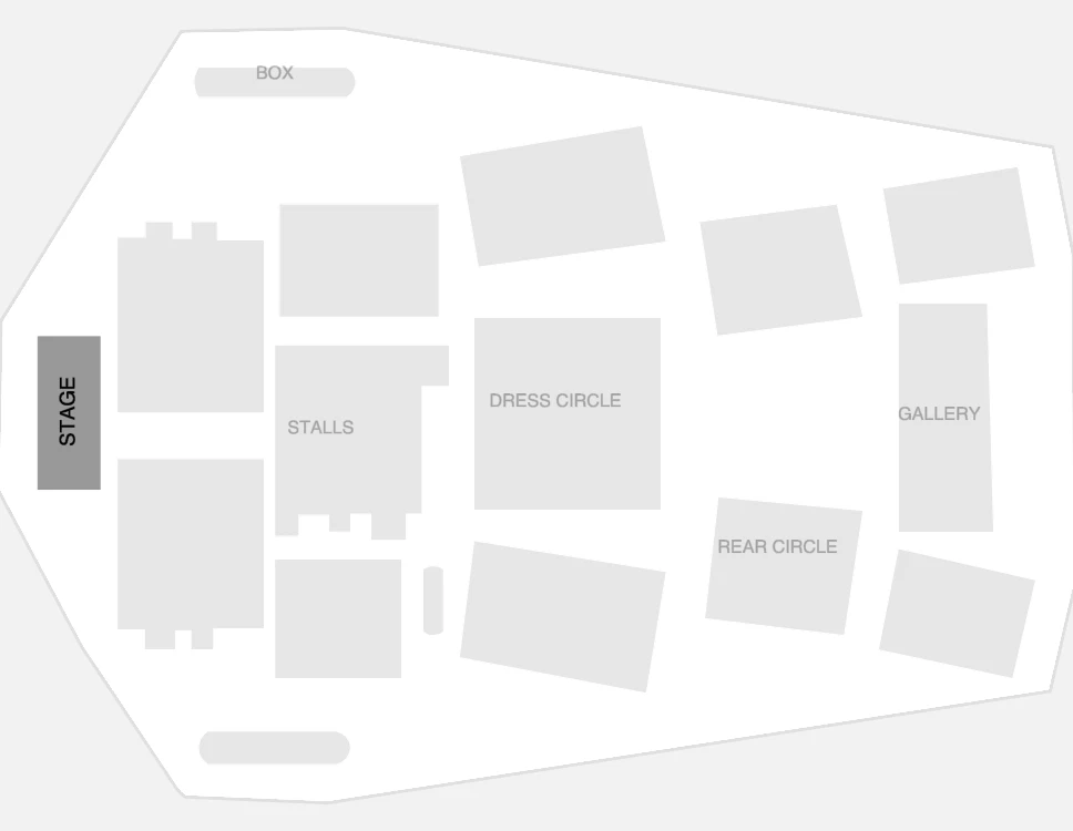 Seating plan: The Palace Theatre