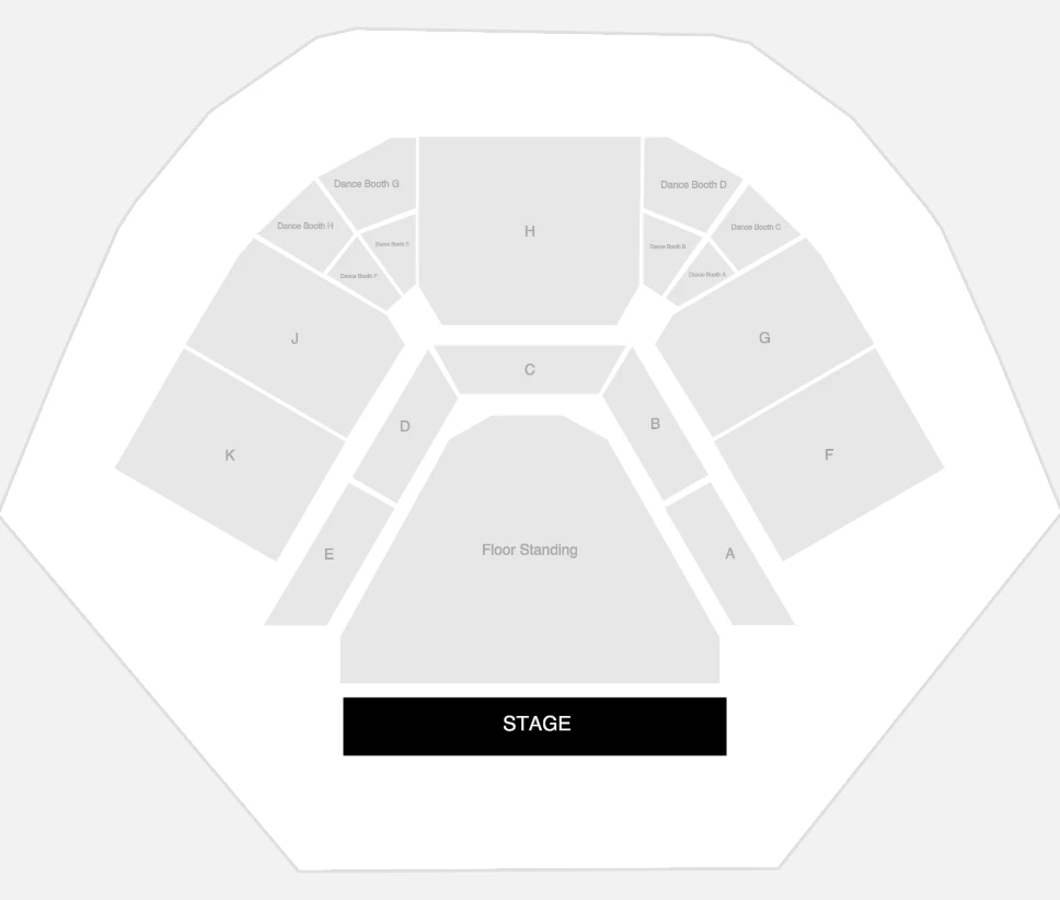 Seating plan: ABBA Arena