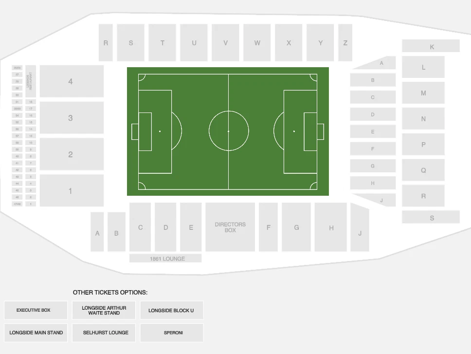 Seating plan: Selhurst Park Stadium