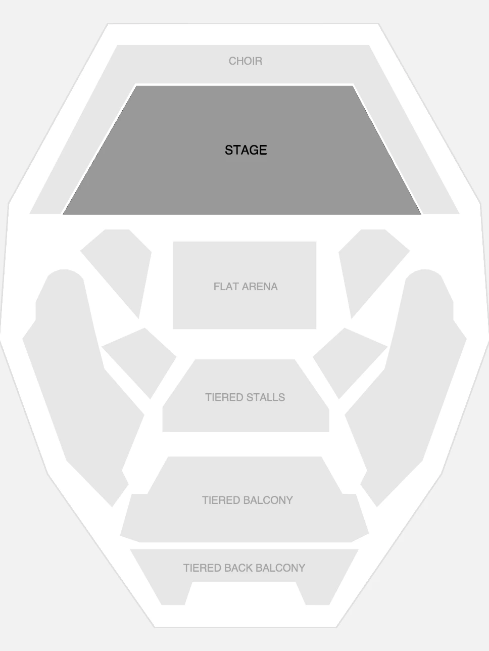 Seating plan: Hexagon Reading