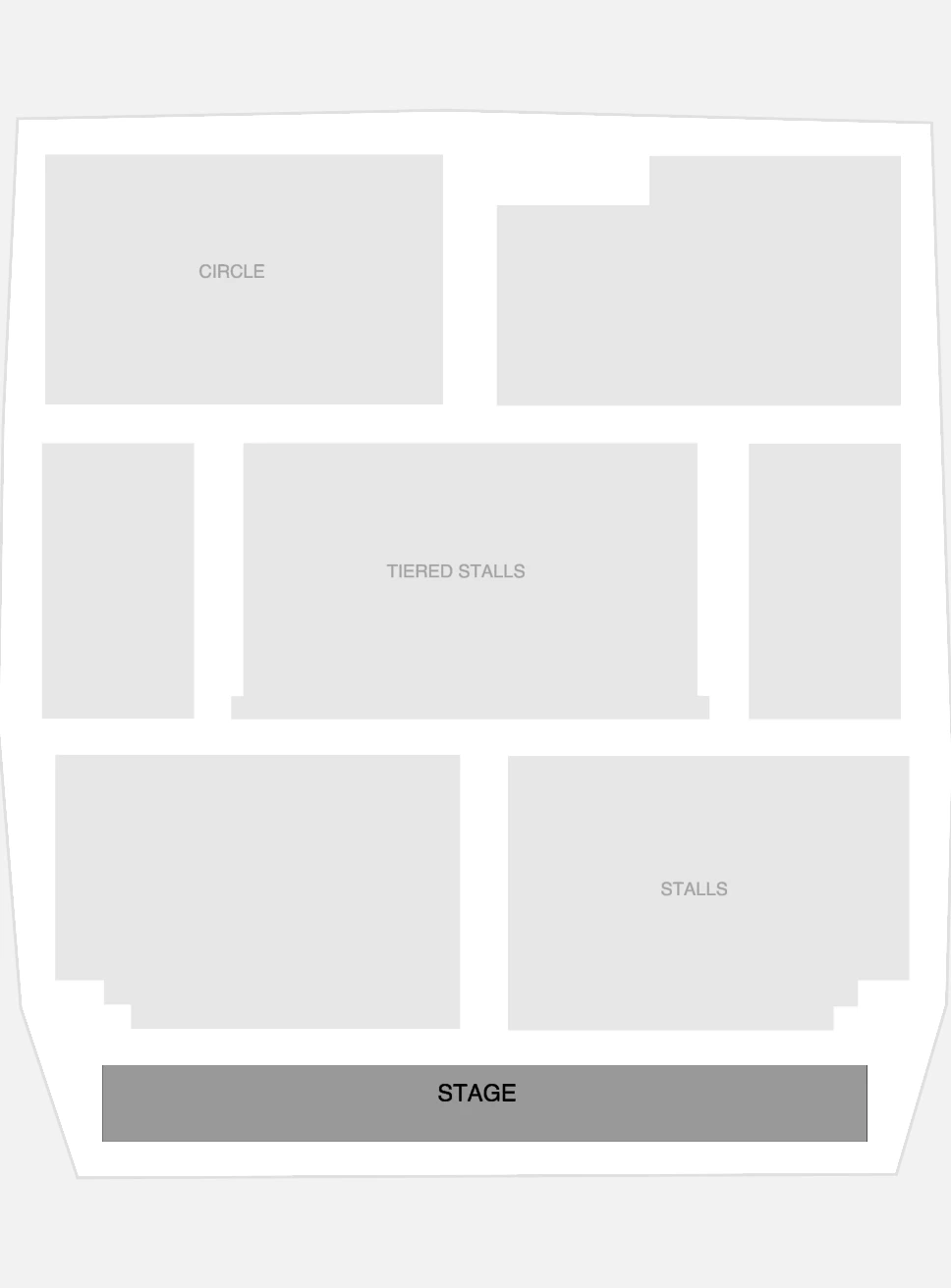 Seating plan: Tunbridge Wells Assembly Hall