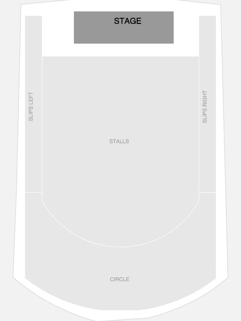 Seating plan: Alexandra Palace Theatre at Alexandra Palace - Complex