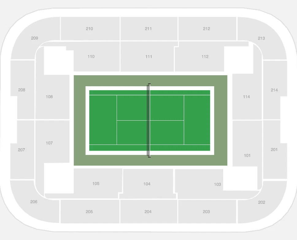 Seating plan: Copper Box Arena