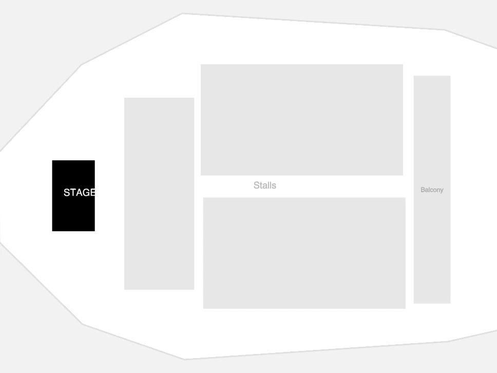 Seating plan: Hazlitt Theatre