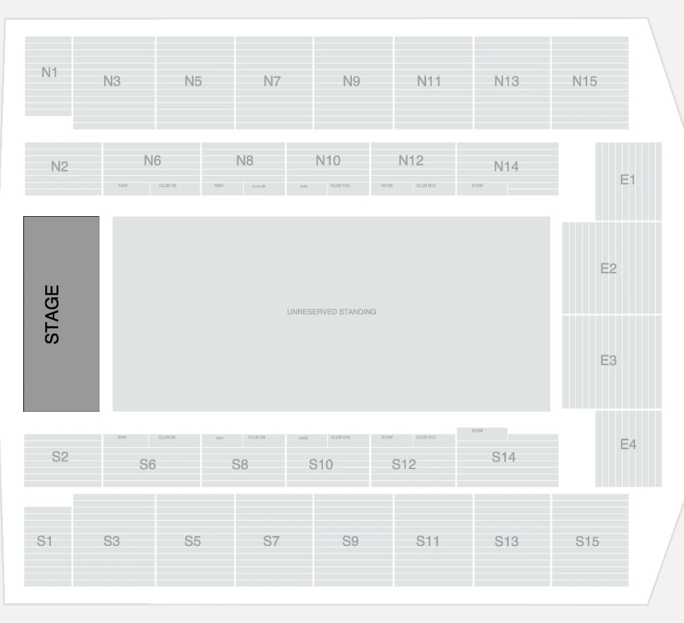 Seating plan: OVO Arena Wembley (formerly The SSE Arena Wembley)