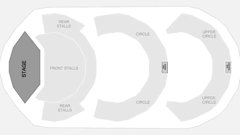 Seating plan: Rose Theatre Kingston