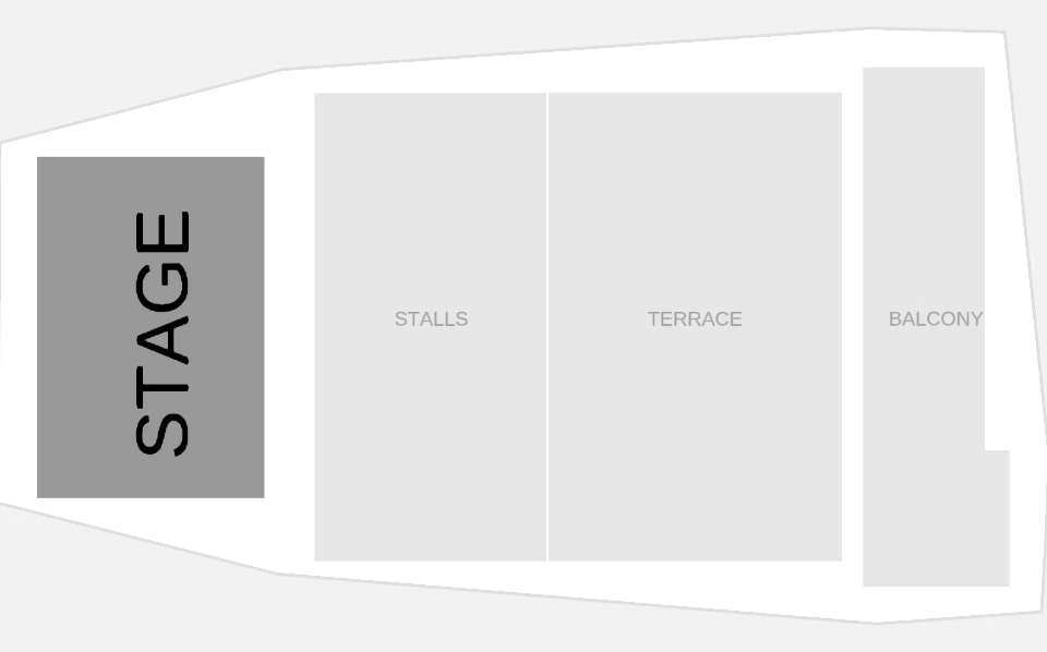 Seating plan: Princess Hall