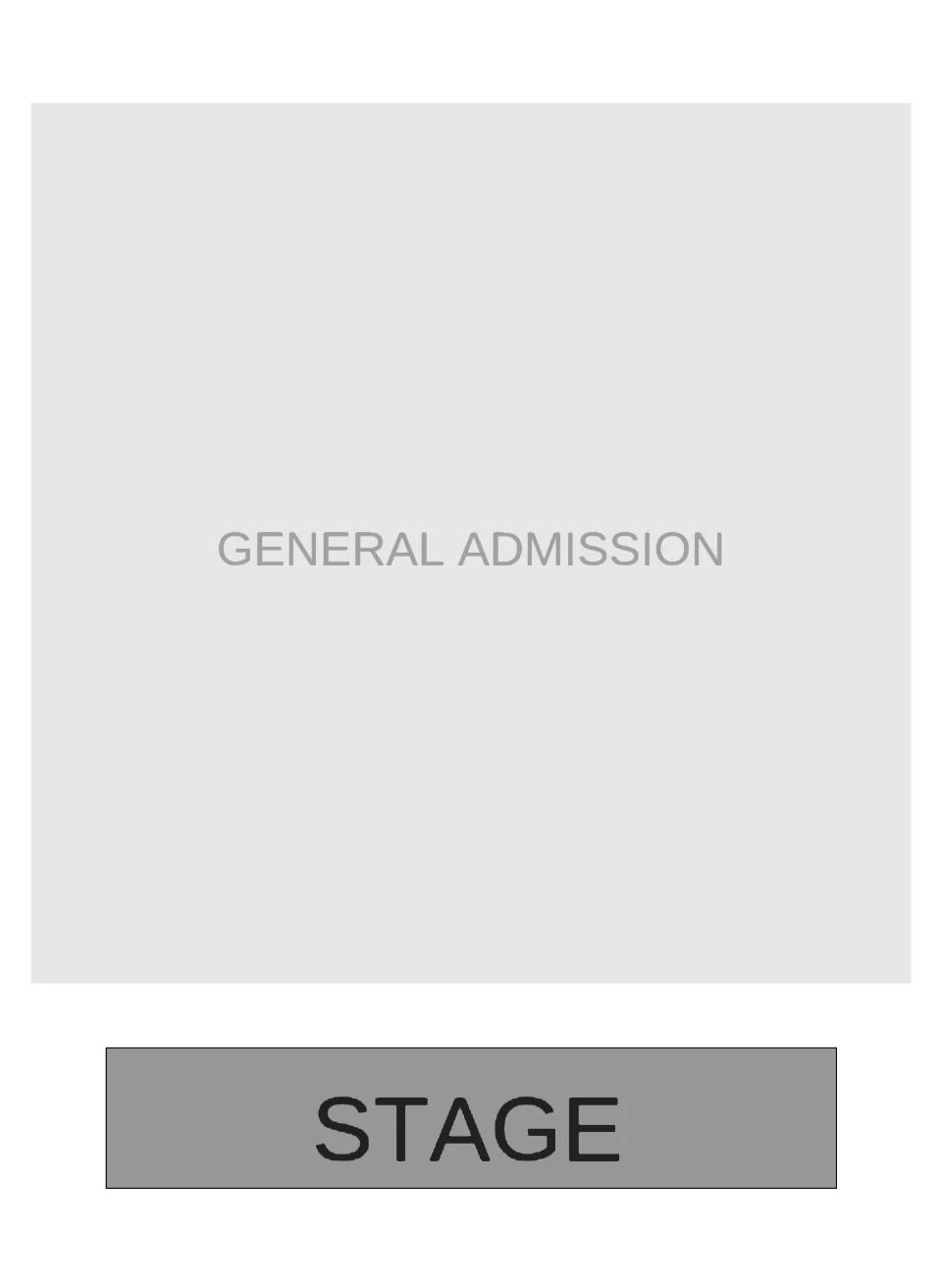 Seating plan: CLUB CHEEK