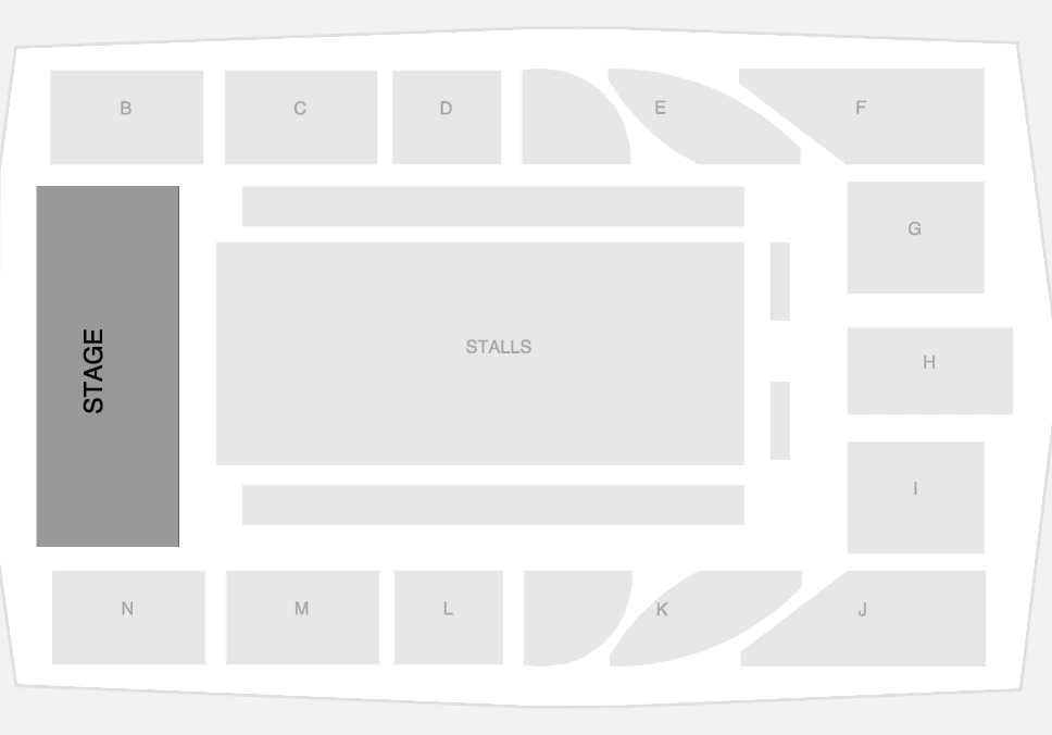 Seating plan: Cadogan Hall