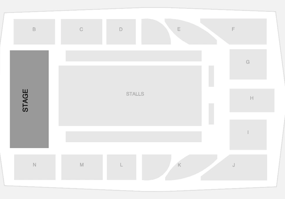 Seating plan: Cadogan Hall