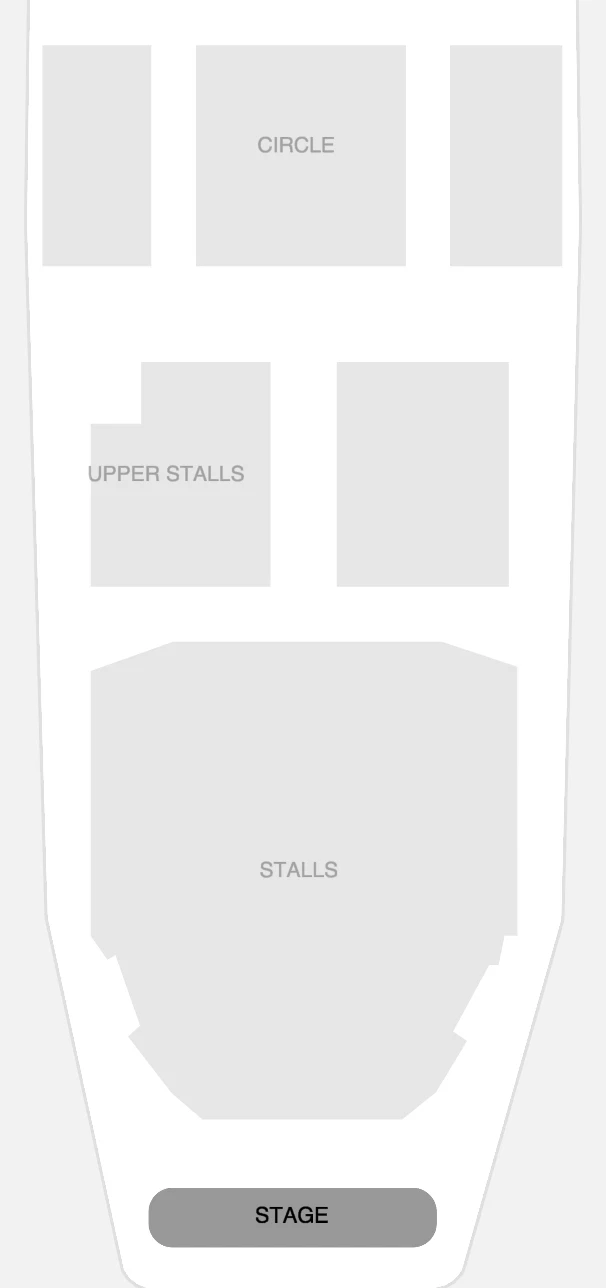 Seating plan: Ashcroft Theatre