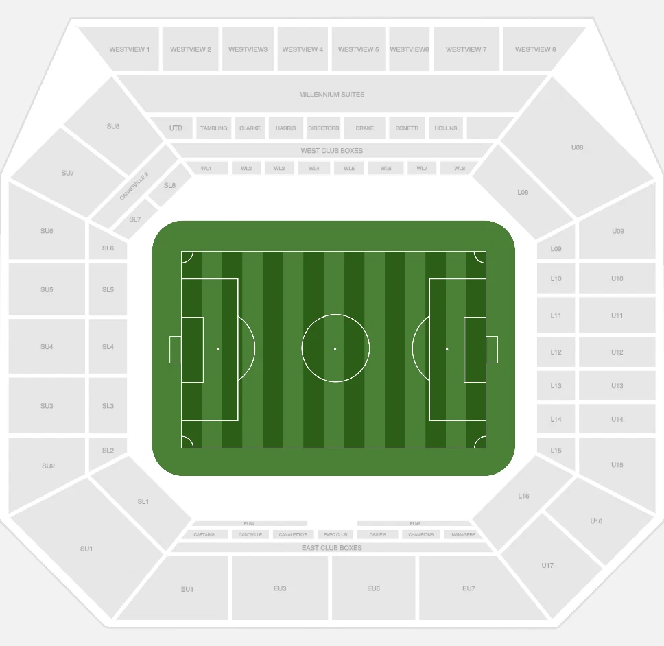 Seating plan: Stamford Bridge