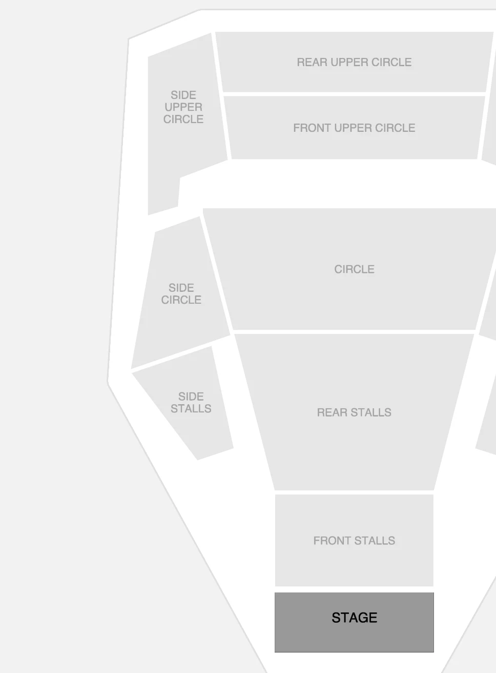 Seating plan: Wycombe Swan Theatre