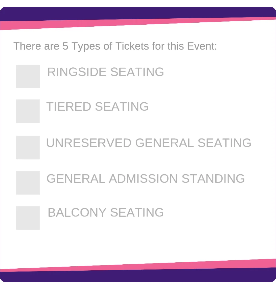 Seating plan: Colour Factory