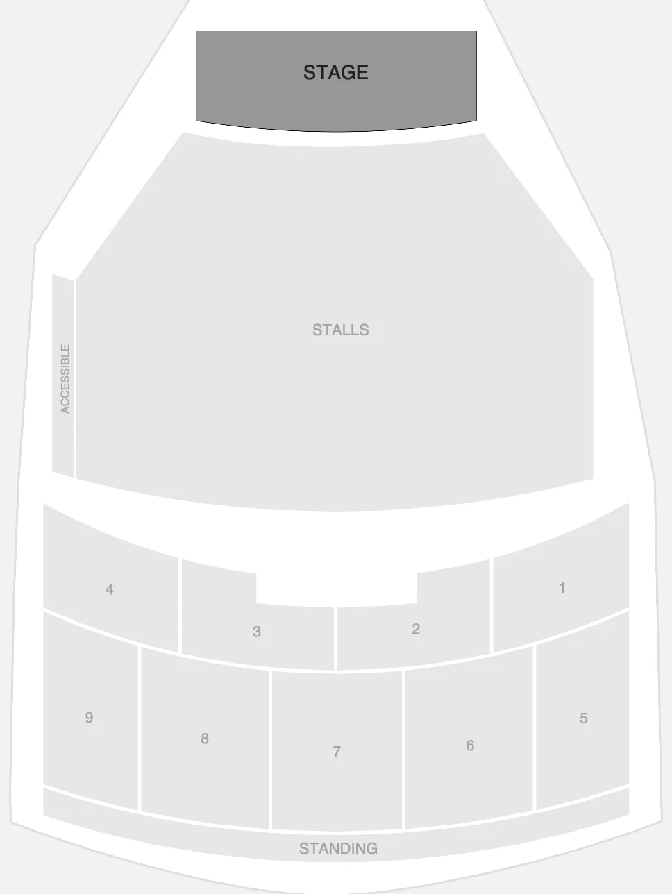 Seating plan: O2 Academy Brixton