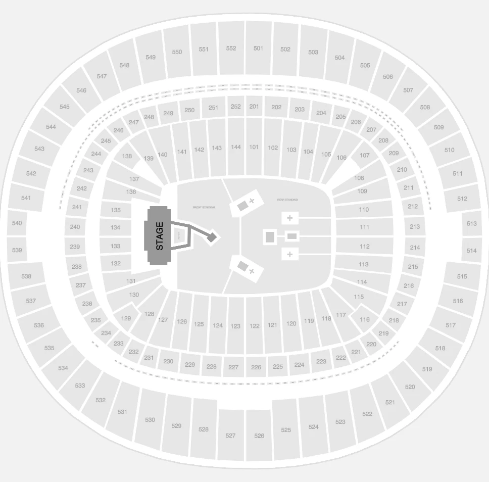 Seating plan: Wembley Stadium