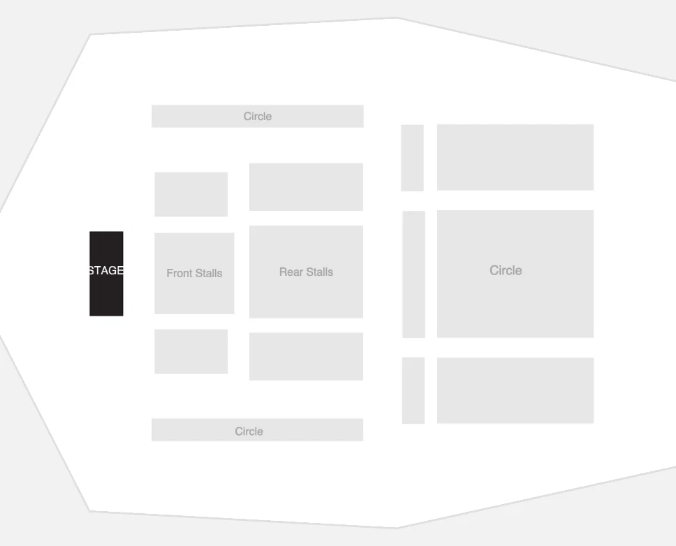 Seating plan: G Live Guildford