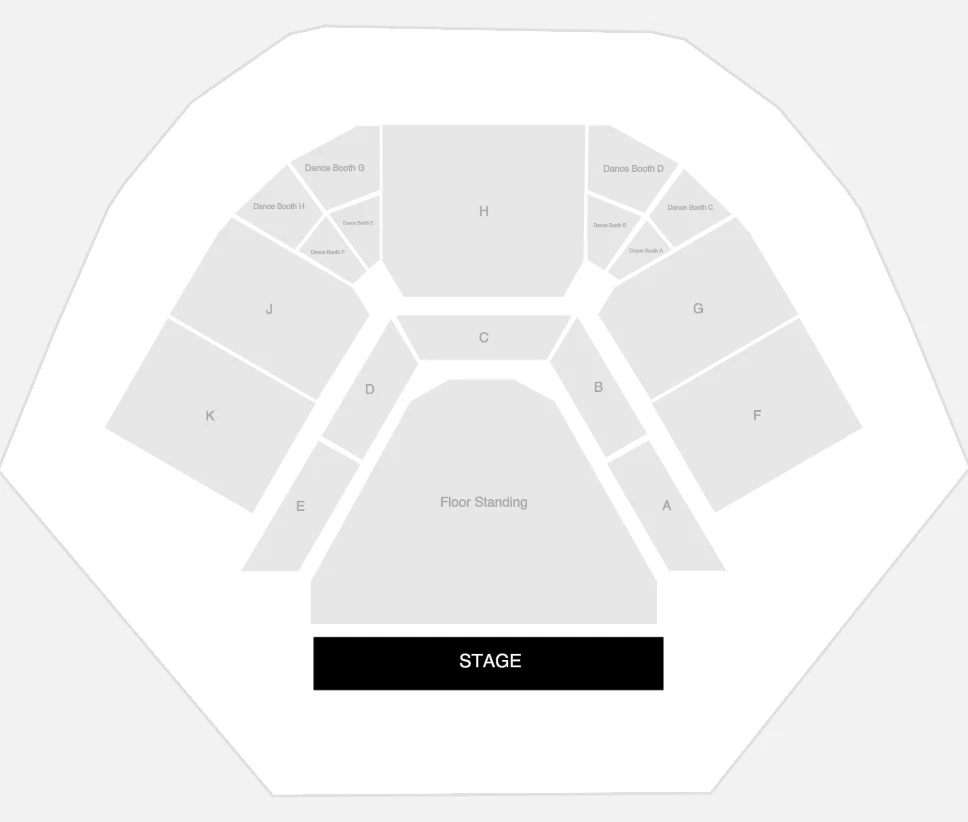 Seating plan: ABBA Arena