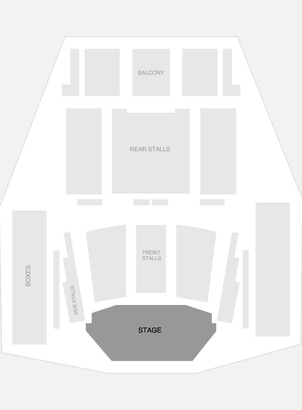 Seating plan: Royal Festival Hall at Southbank Centre - Complex