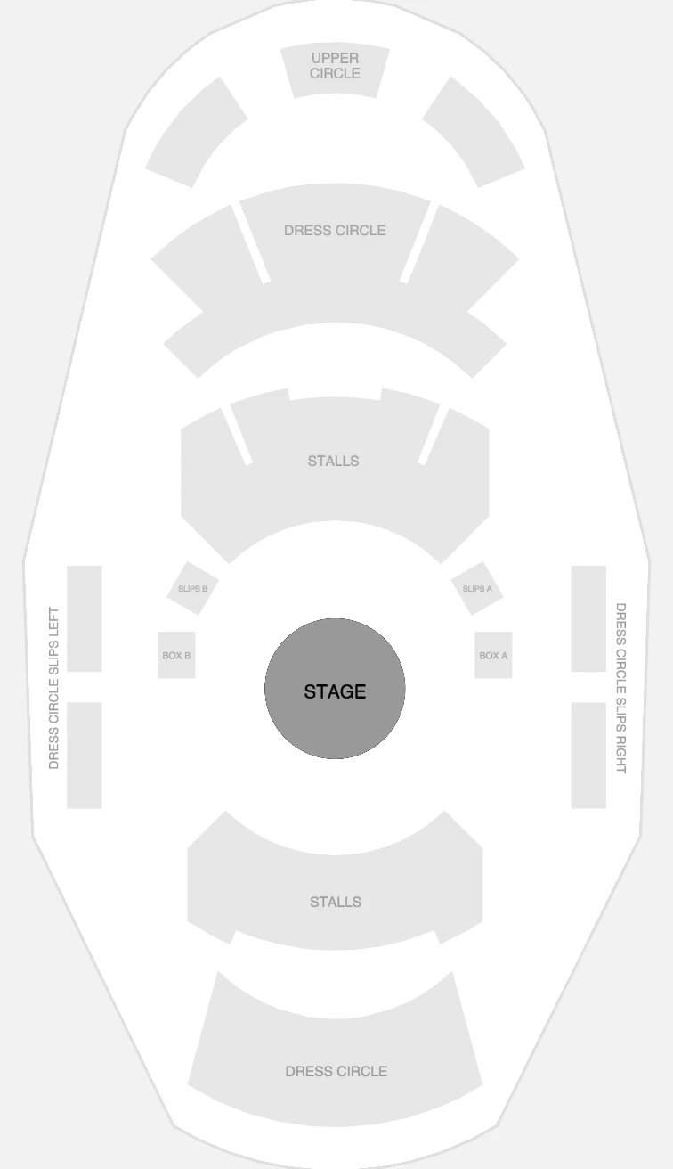 Seating plan: Kit Kat Club at Playhouse Theatre London - Complex