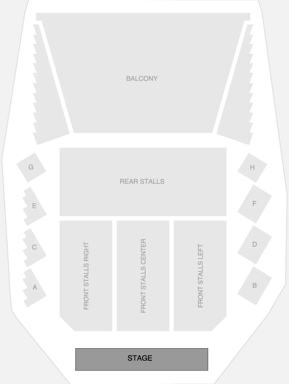Seating plan: Cliffs Pavilion