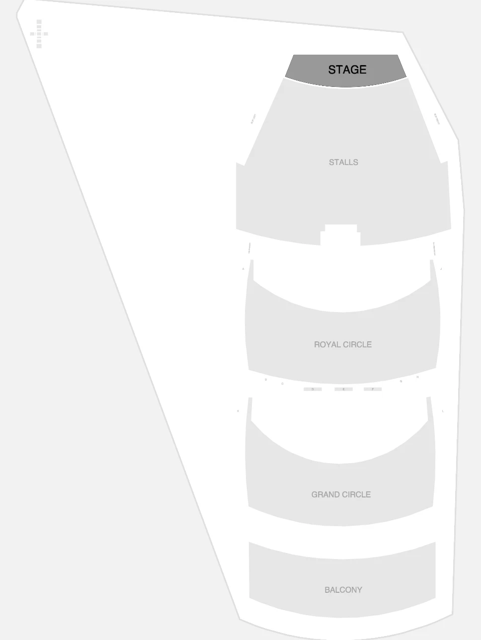 Seating plan: Theatre Royal Drury Lane