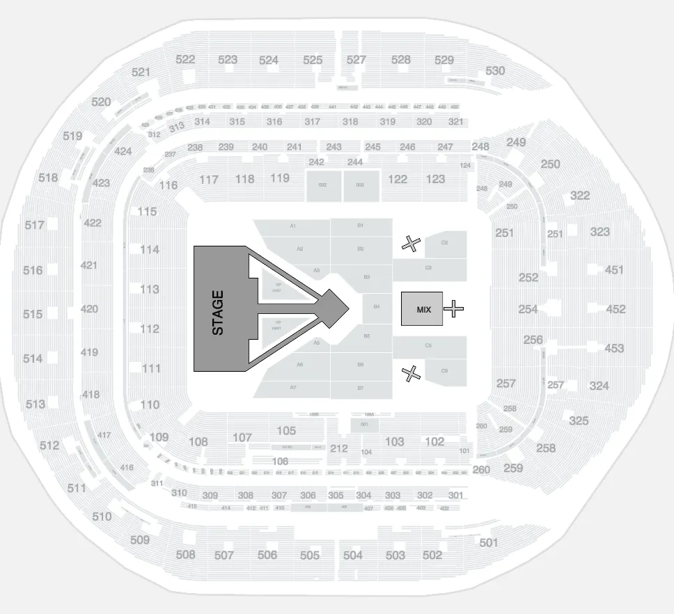 Seating plan: Tottenham Hotspur Stadium