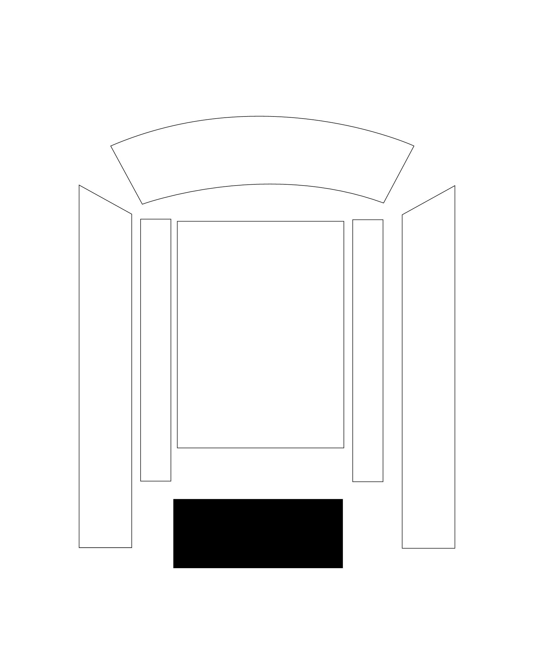 Seating plan: Reading Concert Hall