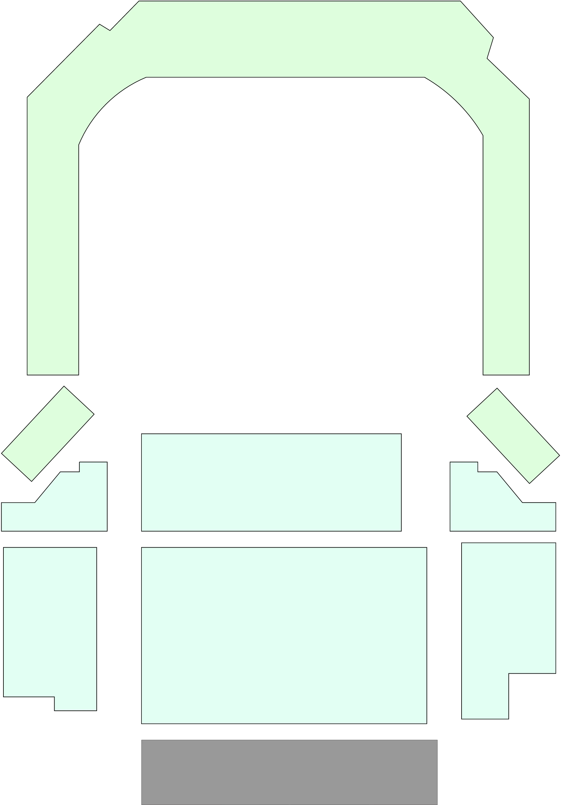 Seating plan: Hawth Theatre