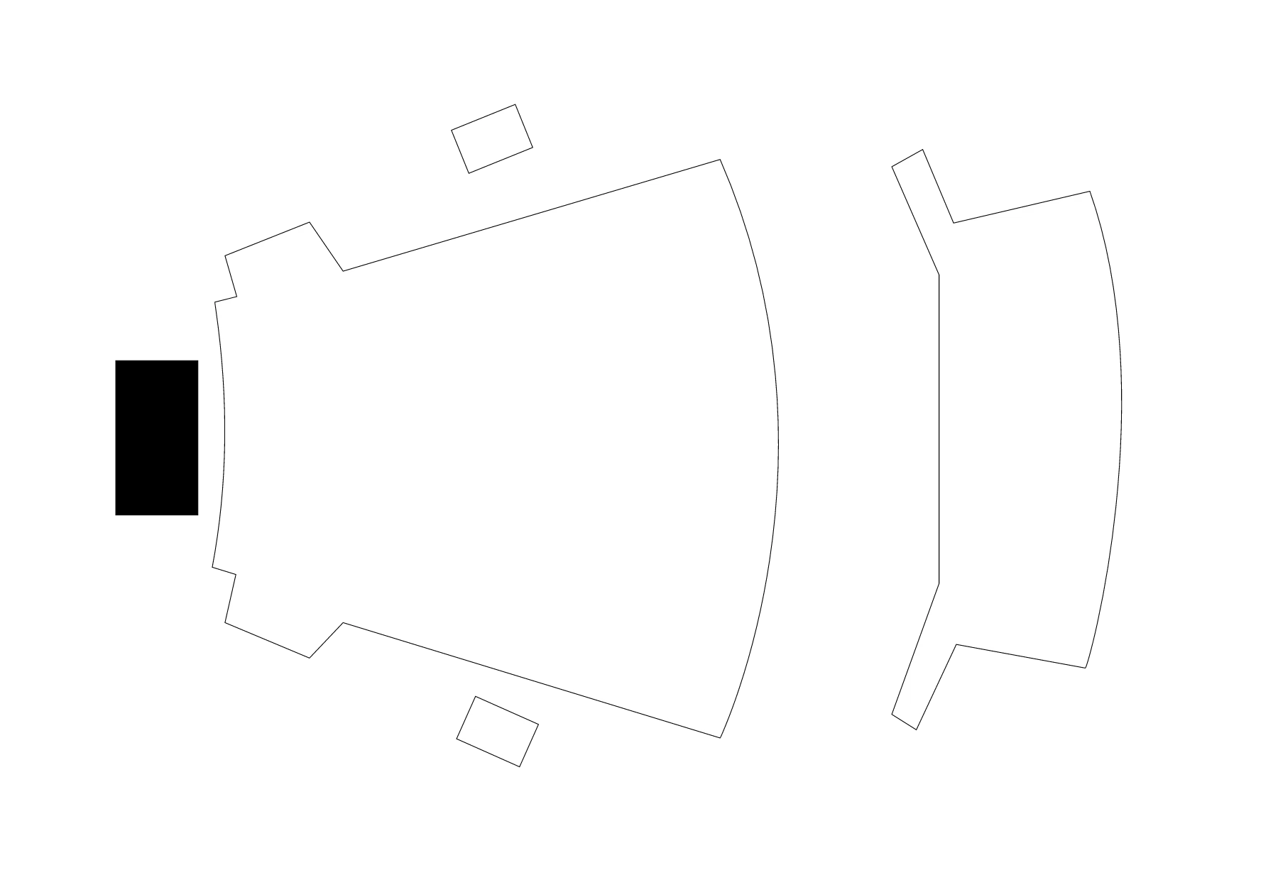 Seating plan: The Capitol Horsham Theatre