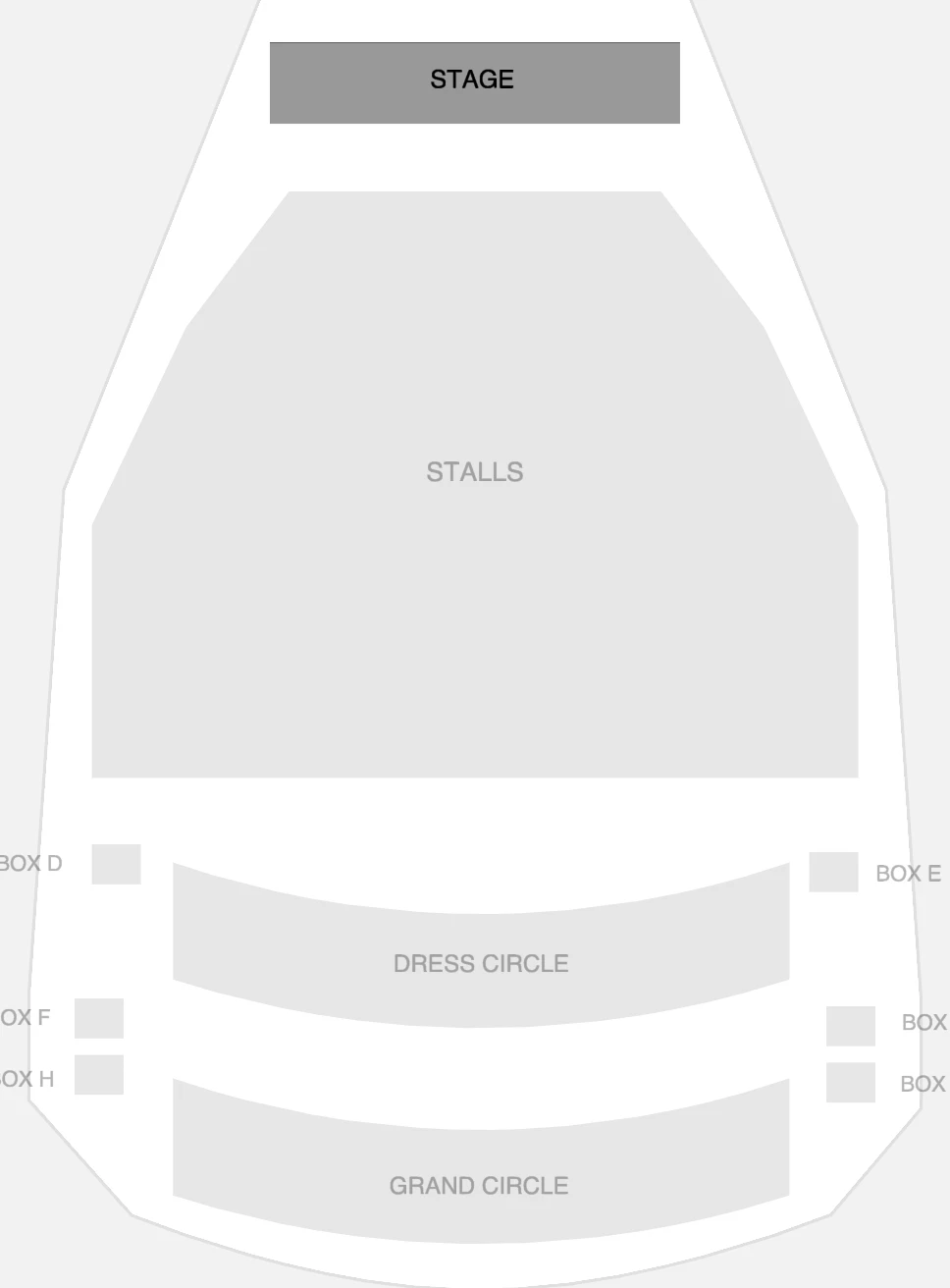 Seating plan: Garrick Theatre
