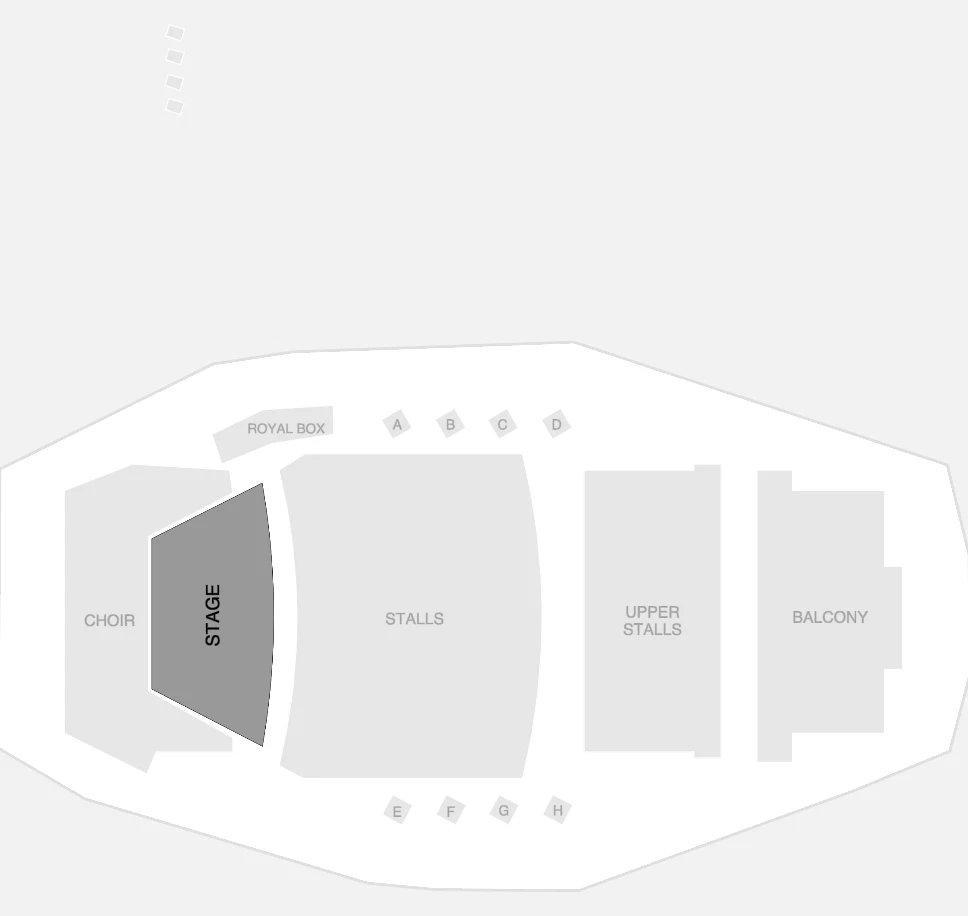 Seating plan: Fairfield Hall