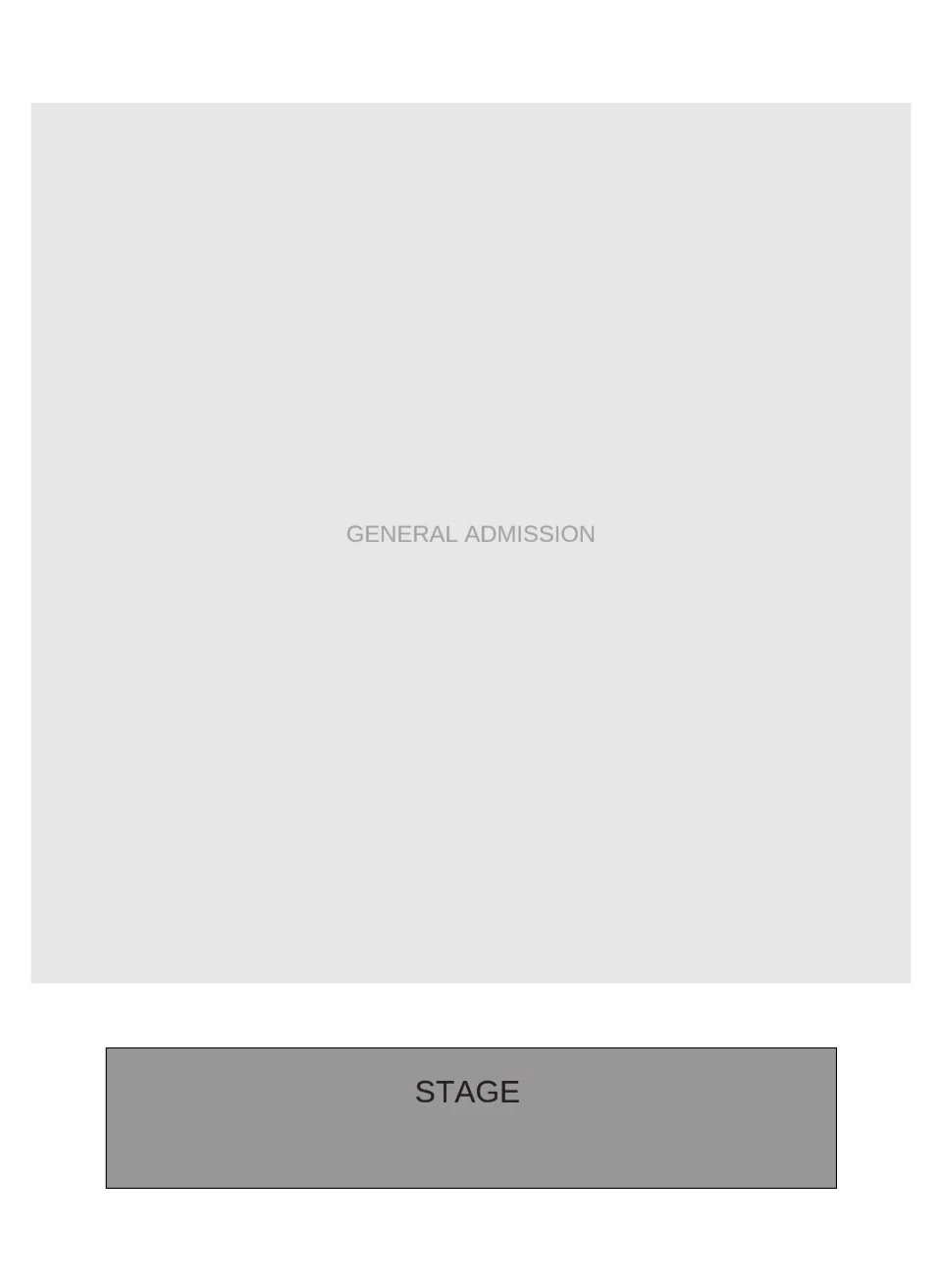Seating plan: Eel Pie Club at The Patch